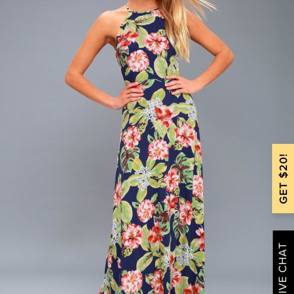 NWT Lulu’s maxi dress
